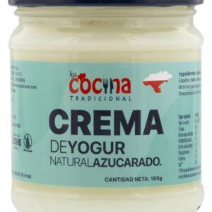 Crema de yogur nat. Azucarado 180g 