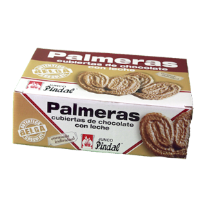 Palmeras Chocolate Con Leche 6 Unidades